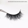 Veleasha Lashes 100% Real Mink Lashes 3D Luxurious False Eyelashes Hand-made Natural Long Cross False Lashes Wispy for Makeup 1 Pair Pack (No.A11)
