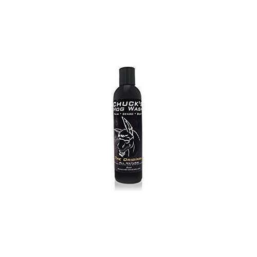 Chuck's Hog Wash - All Natural Beard and Body Wash - The Original Scent, 8 oz - Leaves Your Beard Softer than its Ever Been and is Suitable for Daily Use