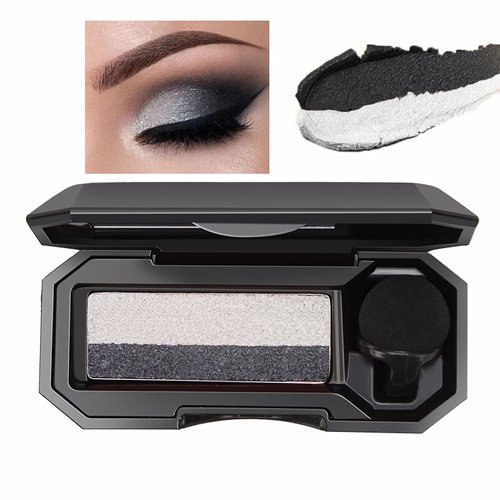 Deepmind Dual Color Eyeshadow, New Portable Two Tone Eyeshadow, Waterproof Eyeshadow Highly Pigmented Powder Eyeshadow, Natural Two Color Eye Shadow Palette Long Lasting Glitter Eye Makeup (#6)
