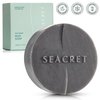 SEACRET MUD SOAP BAR: All-Natural Black Mud Bar Soap, Enriched with Guinness Kernel Oil, Witch Hazel & Sea Salt for Cleaning, Exfoliating, Detoxifying Face & Body, Normal to Oily Skin, 4.4 Oz