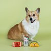 Fringe Studio "I GOT The HOTS for You, Set of 3, Small Plush Dog Toy Set, Pet Shop Collection (662107)