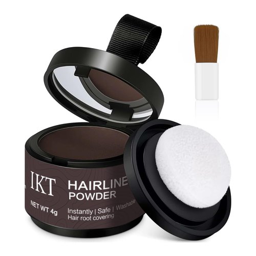 SUOFEIYA Hairline Powder for Root Touch Up, Cover Up Thinning Hair &amp; Bald Spots, Beard Line Defin...