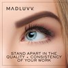 MADLUVV Nano 12 Professional Brow Artistry Pens for Flawless Eyebrows, Premium Pens for Pigment Ink, 18mm Sterile Disposable Micro Brow Sharp – 10 Pack