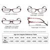 Eyekepper Readers 3 Pack of Womens Reading Glasses with Beautiful Pattern and Soft Case for Ladies +0.50