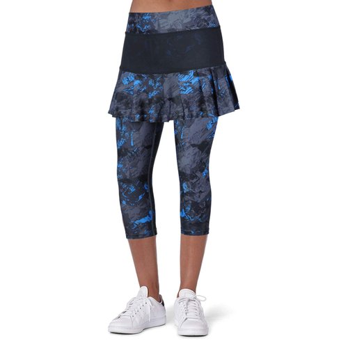 ANIVIVO Women Tennis Legging,Skirted Capri Leggings Tennis Pants for Women& Sports Skirted Leggings Tennis Clothing(Darkblue,S)