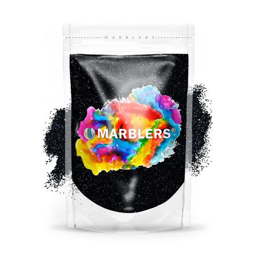MARBLERS Twinkle Glitter [Black Knight] 3oz (85g) | Fine | Non-Toxic, Vegan, Cruelty-Free | Face,...
