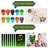 BANBALLON 66 PCS Video Game Party Favors Video Game Theme Notepads Wristbands Stampers Keychains For Level Up Party Gamer Birthday Party Classroom Rewards Supplies