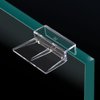 Kukiwhy 20 PCS 6mm Acrylic Aquarium Cover Clip, Clear Fish Tank Glass Cover Clip Support Holder Universal Lid Clips for Rimless Aquariums