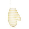 Unisex SUPRACOR Stimulite Bath Mitt (Gold/White)