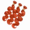 Ginger Bundles Color 350 Body Wave Human Hair Bundles Color 350 Orange Bundles Human Hair 3 Bundles 14 14 14 Inch Ginger Orange Bundles Hair Extensions