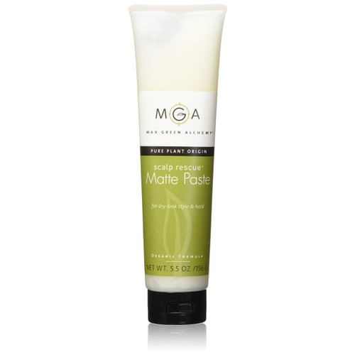 MGA Vegan Matte Hair Paste Tube - Matte Texturizing Paste gives Natural Look, Medium Hold & Creates Bulk made with Organic Formula for Men & Women | Unisex Color Safe and PVP Free | 5.5 Ounces