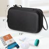 MEDMAX Hard Shell Case for Portable Nebulizer Asthma Inhaler, Portable Shockproof Anti-Scratch Travel Carrying Case for Personal Inhalers Nebulizador for Breathing Problems Handheld Nebulizer, Black
