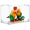 Acrylic Display Case for Lego Lovebirds 40522 Building Toy Set, Customized Clear Display Box Dustproof Protection Showcase, Countertop Display Stand for Collectible Toys for Lego Lover, Box ONLY