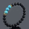 Mystiqs Lava Rock Beaded Bracelet Essential Oil Diffuser for Men,Women Aromatherapy Ideal for Anti-Stress or Anti-Anxiety