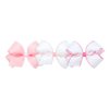 Wee Ones Girls' Medium Moonstitch Grosgrain Bow 3 pc. Variety Pack Set on WeeStay No-Slip Hair Clip