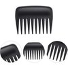 9 Pieces Wig Combs Set Includes Hair Edge Brush Airbag Massage Comb Wide Tooth Hair Comb Wig Clips for Curly Straight Thick Synthetic and Human Hair
