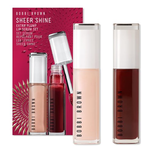 Bobbi Brown Sheer Shine Extra Plump Hydrating Lip Oil Set, 2 Piece Kit