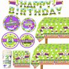 METIXOZE Buzz Cartoon Year Birthday Party Tablecloth Light Inspired Year Cartoon Story Party Table Cloths Buzz Birthday Party Decorations Supplies,3pcs