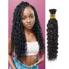 Human Braiding Hair Water Wave Bulk Human Hair for Braiding 1 Bundle 100g 16 Inch No Weft 10A Brazilian Virgin Curly Human Hair Extensions for Boho Braids Wet and Wavy Human Hair Braiding Hair