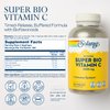 SOLARAY Super Bio Buffered Vitamin C 1000mg, Two-Stage, Timed Release Vitamin C with Bioflavonoids, Immune Support Supplement - High Absorption, Vegan, 60 Day Guarantee, 180 Servings, 360 VegCaps 180