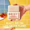 BRIXY Exfoliating Facial Cleansing Bar Even Skin Tone – Rice Powder And Vitamin C, Ceramide & Niacinamide Support A Healthy Skin Barrier, Soap Free, pH Balanced And Vegan