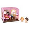 Li’l Woodzeez – Toy Hair Salon - Dollhouse Playset with Accessories - Pretend Play for Kids Age 3+ - Baabaa Spa & Hair Salon