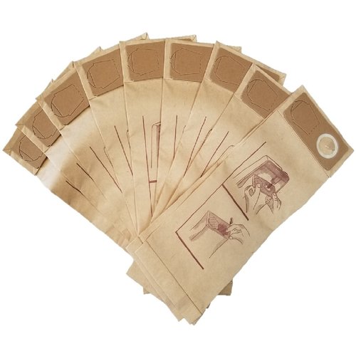 10 Pack- Lindhaus Healthcare Pro PH4 Vacuum Bags, also fits Lindhaus RX HEPA, CH Pro, Dynamic 300, 380, and 450.