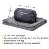 Browint Sleeping Bag Liner with All Around Two-Way Zipper, Travel Sheet with Pillow Pocket, 87"x41" Extra Wide Travel Sleep Sheet for Hotel, Lightweight, Super Soft Silky Fiber Camping Sheet, Multifun