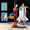 Vilbocr Space Shuttle Toy Building Blocks Toys for 4+ Years Boys Kids Gift Idea Spacecraft Aerospace Building Kit Toy107Pcs-Compatible with Other Building Block Toys