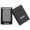Zippo Lighter - Personalized Chrome Windproof Lighter Custom Message Engrave (Antique Silver Plate) #121FB