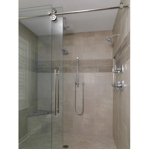 DELTA FAUCET RP61058BL Arm & Flange-6" Ceiling Mount Shower Arm, Matte Black