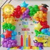 140pcs Rainbow Balloon Arch Kit, Rainbow Balloons of Different Sizes Pack of 18 12 10 5 Inch Party Balloon Kit for Birthday Party or Balloon Arch as Graduation Wedding Baby Shower Party Decorations