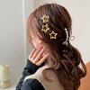 40pcs Star Hair Clips Gold Metal Star Hair Snap Barrettes 2000s Silver Cute Hair Clips with Storage Box, Y2K Snap Hair Clips Star Cute Hair Accessories for Women Girls (1.2 in)