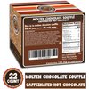 Crazy Cups Caffeinated Hot Chocolate, Molten Chocolate Souffle Pods For Keurig K Cups Machines, 100 Mg Of Caffeine Coffee Substitute Hot Cocoa Pods, 22 Count