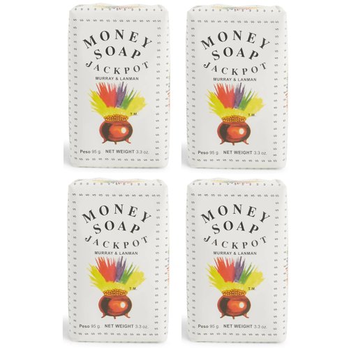 Generic Murray & Lanman Money Jackpot Soap Bar 3.3 Oz (Pack of 4) - NO MONEY INSIDE