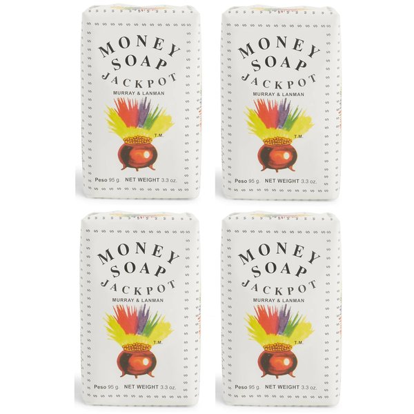 Generic Murray & Lanman Money Jackpot Soap Bar 3.3 Oz (Pack of 4) - NO MONEY INSIDE