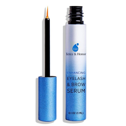 Advanced Eyelash Serum for Thicker, Longer Eyelashes and Eyebrows - Grow Luscious Lashes with Bro...