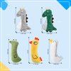 Andiker Catnip Toys for Indoor Cats, 5pcs Cute Animal Shape Soft Plush Cat Chew Toys for Cat to Bite and Keep Fit Release Stress Cat Interactive Toys for Indoor Cats for Cat Lovers Gifts (5pcs)