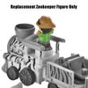 Replacement Part for Fisher-Price Little People Musical Zoo Train Playset - M0532 ~ Replacement Zookeeper Safari Guide Figure Jack