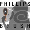 Phillips Brush Flexx Fully Vented Cushion Hair Detangling Brush, Elegantly Designed Copper & Black Flexible Wavy Hair Hairbrush