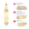 Blonde Bundles 613 Straight Human Hair Bundles 16 18 20 inch Double Weft Blonde Straight Human Hair Bundles Brazilian Virgin Remy Hair Extensions 613 Bundles Blonde Human Hair Bundles