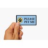 WORKINGSERVICEDOG.COM Please Pet Me - Sew On Patch for Service Dog Vest or Harness