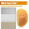 LAVEVE Knockdown Texture Sponge, Wall Patch, Drywall Patch/Repair, Texture Patch Sponge, Home Decor Sponge for DIY Painting Ceiling Wall Texture - 2 Pcs