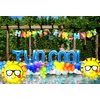 JeVenis Two Cool Beach Party Birthday Decoration Pool Party 2nd Birthday Decoration Swimming Pool Second Birthday Balloons Beach Ball Balloons