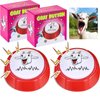 Halloscume 2 Pack Screaming Button with Gift Box Screaming Desk Toys Goat Talking Button Screaming Desk Toy Goat Button with a Funny Goat Scream Novelty Gifts for Men and Women