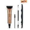 Waterproof Tinted Brow Gel Kit, Auburn Tinted Thickening Eyebrow Gel with Brow Brush & Razor, Long Lasting Transfer-Proof Brow Glue, Brow Fast Sculpt, Eye Brow Gel Fill in Eyebrows for Women Girls-04#