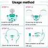 ZCLYHT LED Luminous Eyelash Lamp, Flashing Fake Eyelash Night Lights, False Eyelashes Non Grafting Halloween 6 Colors to Choose From (White)