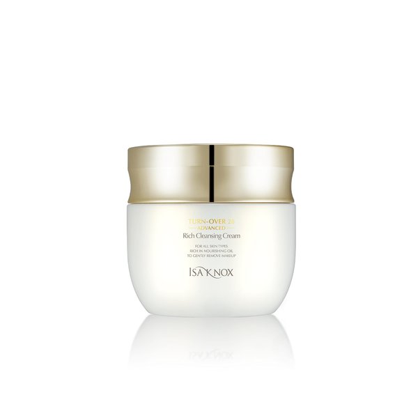 Isa Knox Turnover 28 Advanced (Rich Cleansing Cream, 6.8fl oz) - Nourishing Makeup Remover without Residue, Evergreen Oak, Pomegranate Vinegar, African Walnut Oil | Korean Skincare