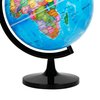 EXERZ 10" World Globe Political Map - Educational Globe - Self Assembled School Globe 10 inch Diameter