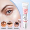 Eye Cream with 10% Hyaluronic Acid, 5% Nicotinamide, 30% Retinol, 10% Vitamin C for Puffy Eye Bags Fine Lines Dark Circles Wrinkles, Under Eye Cream with 360° Eye Roller Massage Ball, 0.7 fl. oz